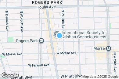 Map image of the property - 1710 W Lunt Ave