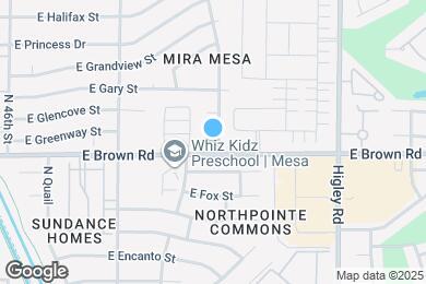 Map image of the property - 4947 E Greenway Cir