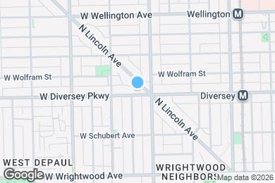 Map image of the property - 1218 W Diversey Pky