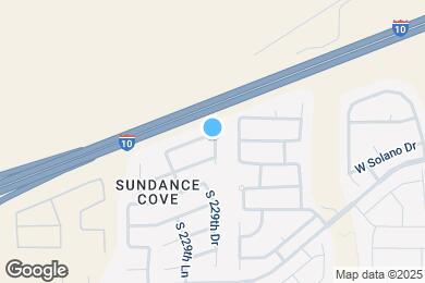 Map image of the property - 22929 W Cantilever St