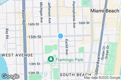 Map image of the property - 1457 Meridian Ave