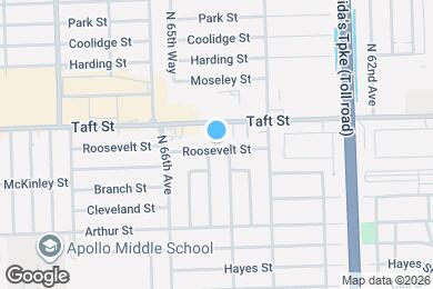 Map image of the property - 6521 Roosevelt St