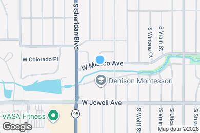 Map image of the property - 5002 W Mexico Ave