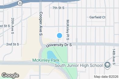 Map image of the property - 840 18th Ave S