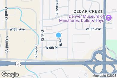Map image of the property - 705 Moore St