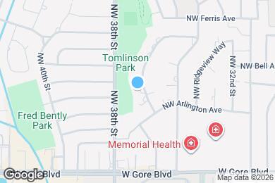Map image of the property - 116 NW 36th St