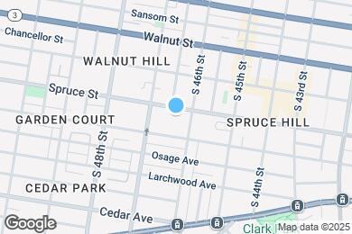 Map image of the property - 4616 Spruce St