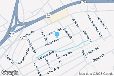 Map image of the property - 4033 Porter Ave