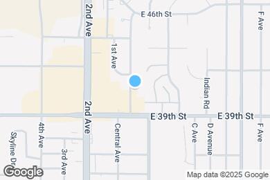 Map image of the property - 4007 Central Ave