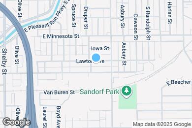 Map image of the property - 1615 Lawton Ave