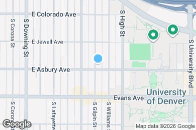 Map image of the property - 1986 S Gilpin St