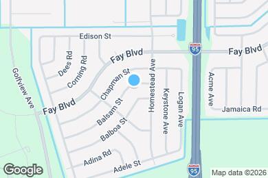 Map image of the property - 6057 Balsam St