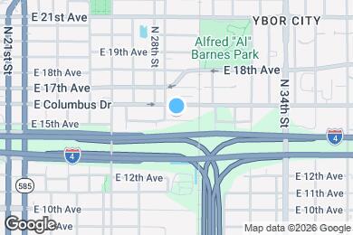 Map image of the property - 2906 E 15th Ave