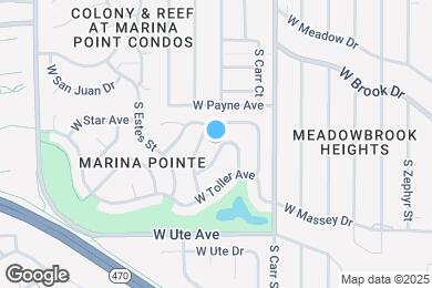Map image of the property - 8605 W Teton Ave
