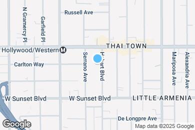 Map image of the property - 1615-1621 N Hobart Blvd