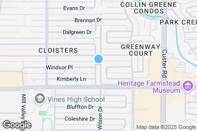 Map image of the property - 1608 Cloister Way