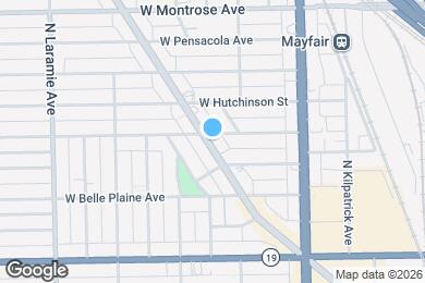 Map image of the property - 4165 N Milwaukee Ave