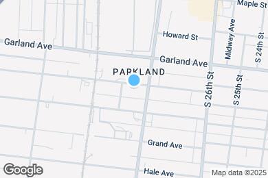 Map image of the property - 2816 W Kentucky St