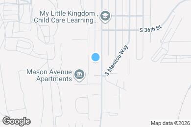 Map image of the property - 3712 S Tyler St