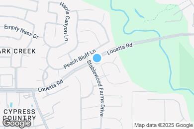 Map image of the property - 16030 Arapaho Bend Ln