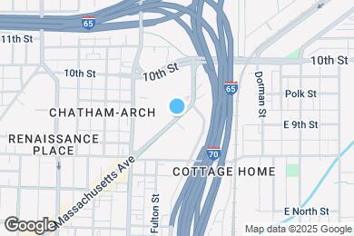 Map image of the property - 890 Massachusetts Ave