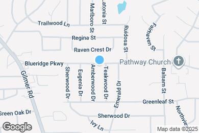 Map image of the property - 1102 Blueridge Pky