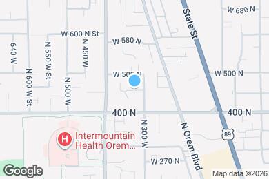 Map image of the property - 326 W 450 N