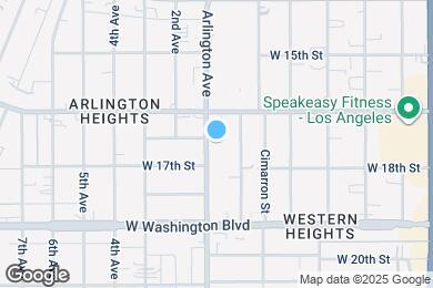 Map image of the property - 1656 Arlington Ave