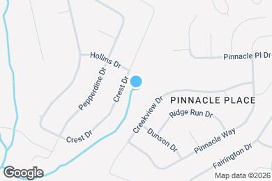 Map image of the property - 3883 Crest Dr
