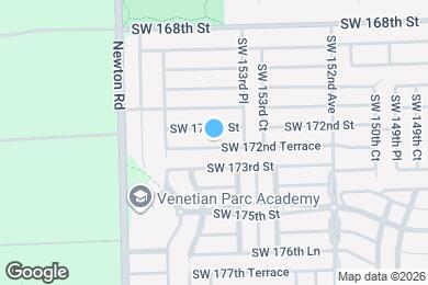 Map image of the property - 15439 SW 172nd Terrace