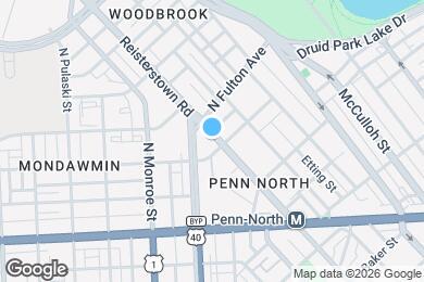 Map image of the property - 2712 Pennsylvania Ave