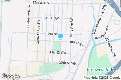 Map image of the property - 1729 Stark Ave SW