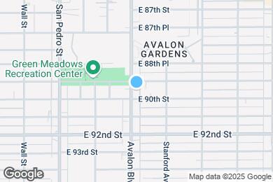 Map image of the property - 8910 Avalon Blvd