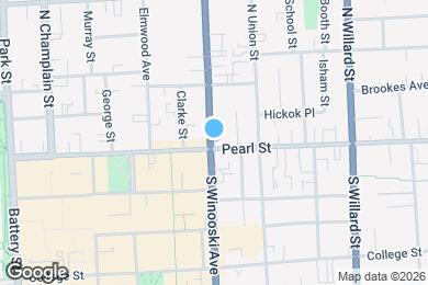 Map image of the property - 4 N Winooski Ave