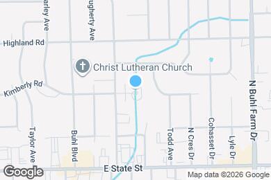 Map image of the property - 1655 Kimberly St