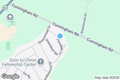 Map image of the property - 1221 Ferndale Ln