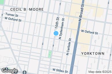 Map image of the property - 1519 N 16th St