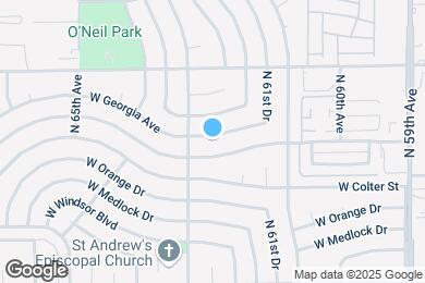Map image of the property - 6231 W Georgia Ave