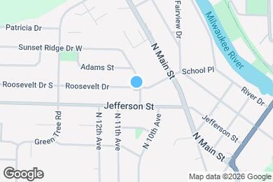 Map image of the property - 1616 Sunset Ridge Dr