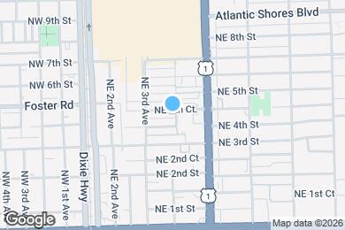 Map image of the property - 412 NE 4th Ave