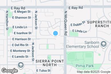Map image of the property - 932 E Harrison St