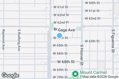Map image of the property - 926 W 64th St