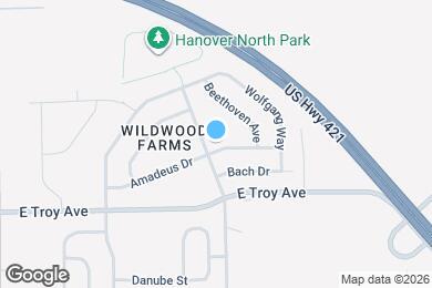 Map image of the property - 7916 Amadeus Dr
