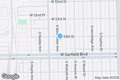 Map image of the property - 5409 S Winchester Ave