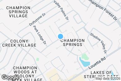 Map image of the property - 8911 Cypress Square Dr