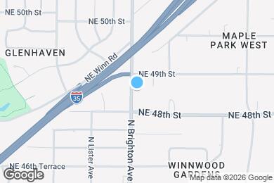 Map image of the property - 4823 N Brighton Ave