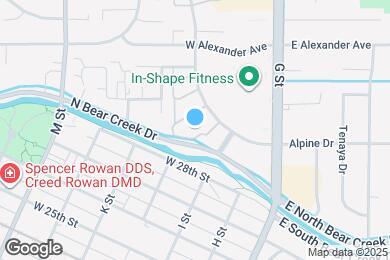 Map image of the property - Bear Creek Park & Creekside Apartments