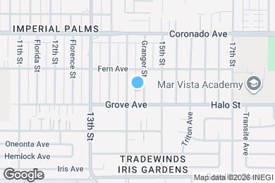 Map image of the property - 1262 Granger St
