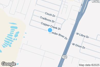 Map image of the property - 1212 Powder River Dr