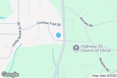 Map image of the property - 4916 Cherokee Way SE